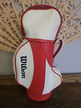 Vintage Mini Wilson Golfball Storage Bag Collectible